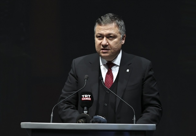 İTHİB Yönetim Kurulu Başkanı Ahmet Öksüz, konuşma yaptı.