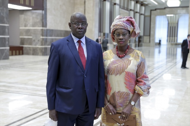 Etkinliğe Senegal'in Ankara Büyükelçisi Cheikh Gueye ve eşi Zeynab Gueye de katıldı.