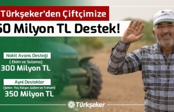 Türkşeker'den çiftçilere 650 milyon lira destek