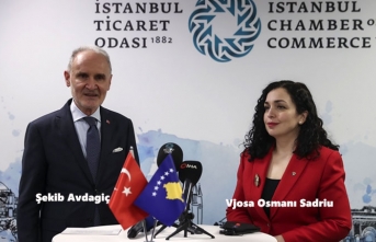 Kosova Cumhurbaşkanı, İstanbul Ticaret Odası'nın konuğuydu