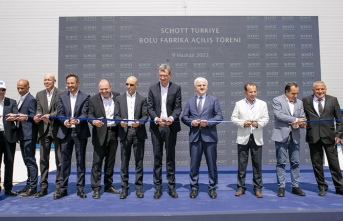 Alman cam şirketi SCHOTT'un Bolu'daki fabrikası açıldı