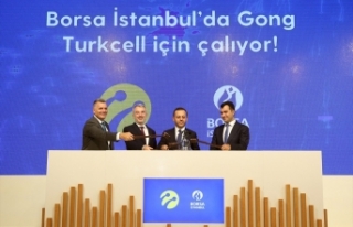 Borsa İstanbul'da gong “Turkcell“ için...