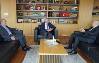 ATMB Başkanı Vehbi Keleş, İSO Başkanı Erdal Bahçıvan’ı ziyaret etti