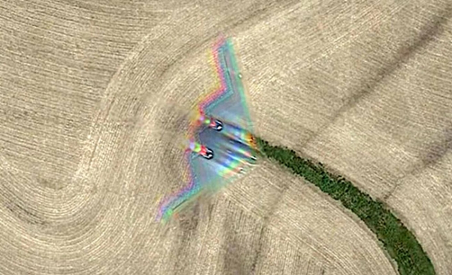 Hayalet bombardıman uçağını Google Earth yakaladı