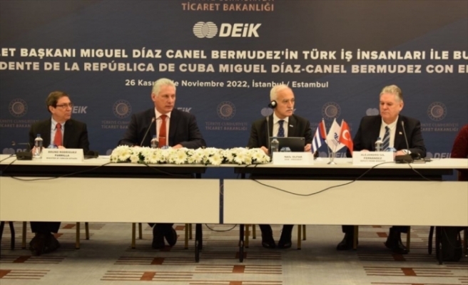 Küba Devlet Başkanı Bermudez, Türk iş dünyası davet etti