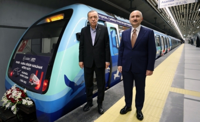 Pendik-Sabiha Gökçen Metrosu 2 ayda 1,4 milyon yolcu taşıdı