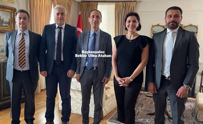 Türkiye’nin Londra Başkonsolosu Atahan, ATMB Yönetimi ile bir araya geldi